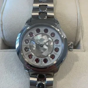 Fendi timepiece. Spinel and topaz dial. Quartz watch Fendi | Accessories | Fendi Timepiece Spinel And Topaz Dial  main image 4